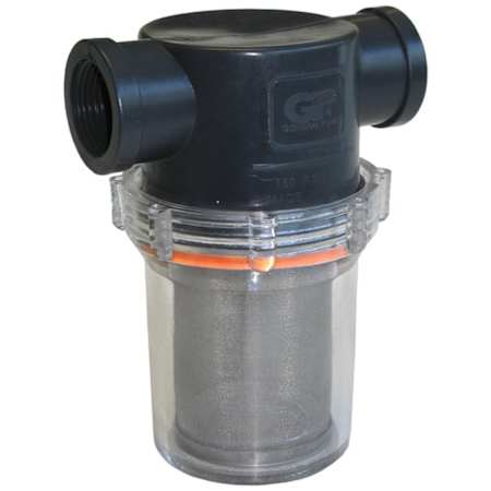 General Pump General Pump Clear Bowl Filter w/ Stainless 80 Mesh Screen (1" NPT) N/A