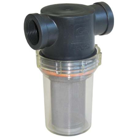 General Pump General Pump Clear Bowl Filter w/ Stainless 80 Mesh Screen (1-1/2" NPT) N/A