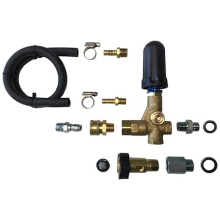 General Pump General Pump 3/8" NPT 10.5 GPM 4050 PSI Trapped Pressure Washer Pump Unloader Valve Plumbing Kit w/ Knob & EZ Start N/A