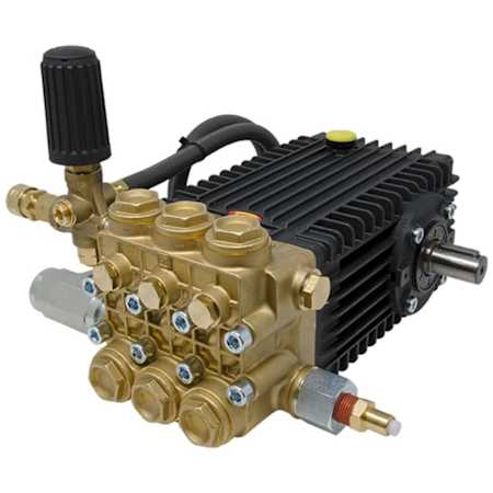 General Pump General Pump Fully Plumbed Made Ready 3600 PSI 8.5 GPM (Solid Shaft) Triplex Pressure Washer Pump (Belt Drive) N/A
