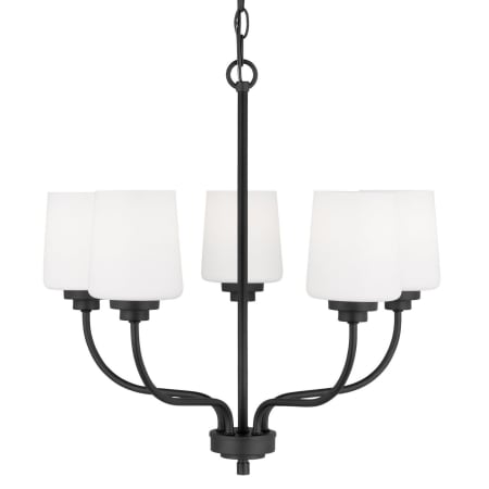 Generation Lighting Windom 5 Light 20" Wide Chandelier Midnight Black
