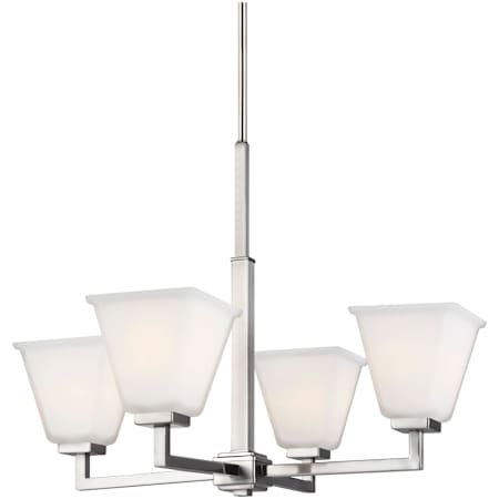 Generation Lighting Ellis Harper 4 Light 25" Wide Chandelier Brushed Nickel