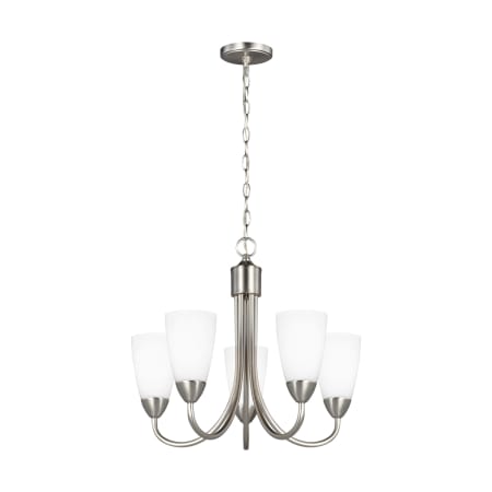 Generation Lighting Seville 5 Light 21" Wide LED Chandelier Brushed Nickel