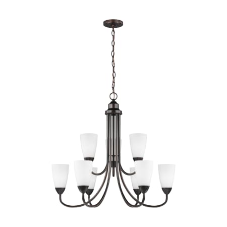 Generation Lighting Seville 9 Light 28" Wide Chandelier Bronze