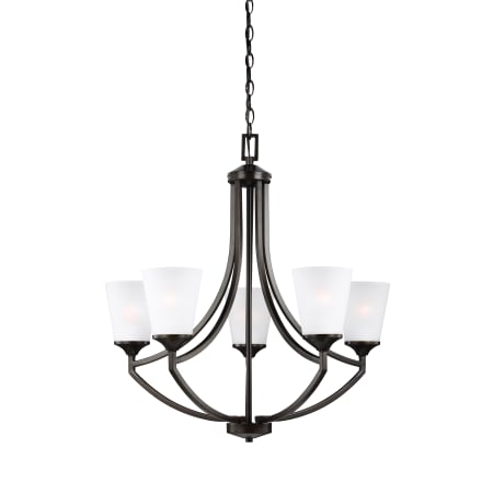 Generation Lighting Hanford 5 Light 28" Wide Chandelier Bronze