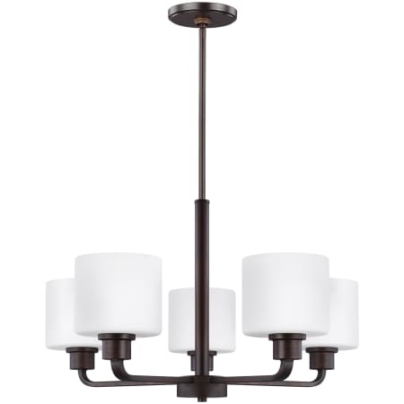 Generation Lighting Canfield 5 Light 24" Wide Chandelier Bronze