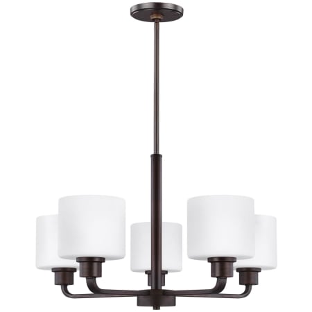 Generation Lighting Canfield 5 Light 24" Wide LED Chandelier Bronze