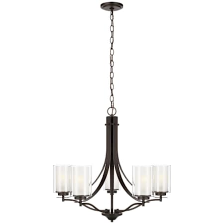 Generation Lighting Elmwood Park 5 Light 26" Wide LED Chandelier Bronze
