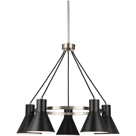 Generation Lighting Towner 5 Light 29" Wide LED Chandelier Brushed Nickel