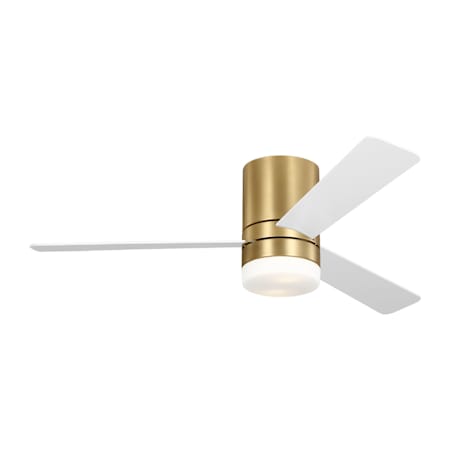 Generation Lighting Era 52" 3 Blade Indoor / Outdoor LED Ceiling Fan Burnished Brass