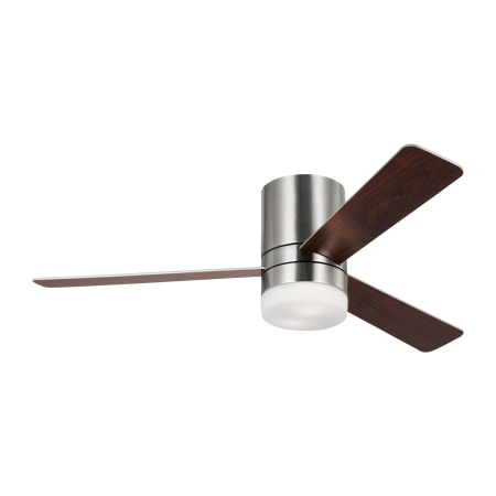 Generation Lighting Era 52 Hugger LED 52" 3 Blade Indoor Ceiling Fan Brushed Steel