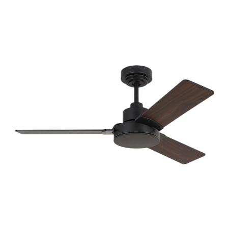 Generation Lighting Jovie 44" 3 Blade Indoor Ceiling Fan with Wall Control Midnight Black