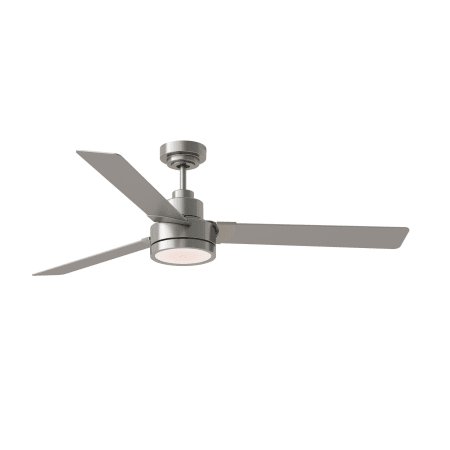 Generation Lighting Jovie 58" 3 Blade LED Indoor / Outdoor Ceiling Fan with Wall Control Brushed Steel