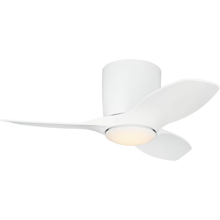Generation Lighting Titus 32" 3 Blade Indoor LED Ceiling Fan Matte White