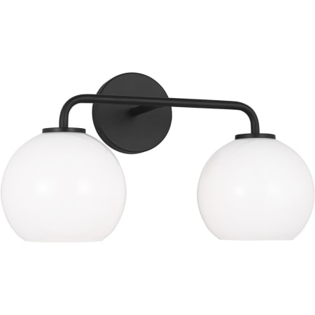 Generation Lighting Orley 2 Light 18" Wide Vanity Light Midnight Black