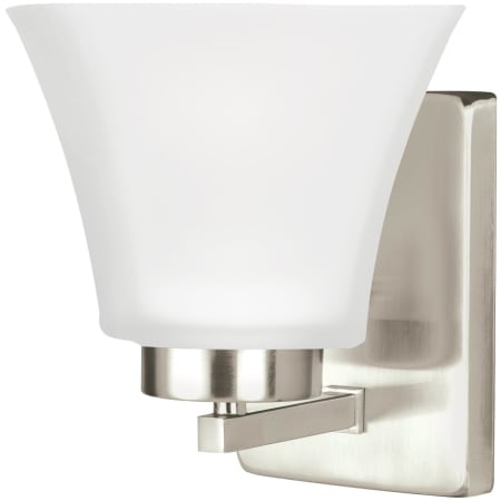 Generation Lighting Bayfield 8" Tall LED Bathroom Sconce Brushed Nickel