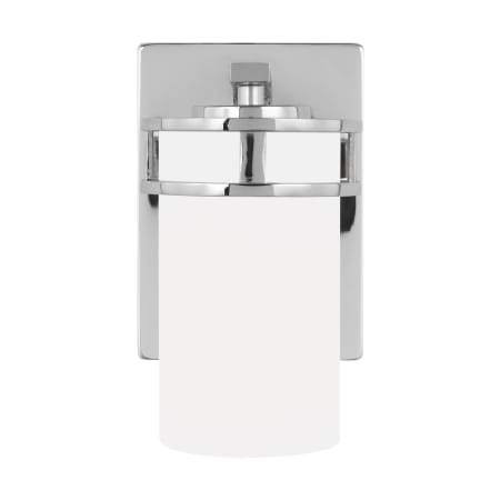 Generation Lighting Robie 8" Tall Bathroom Sconce Chrome