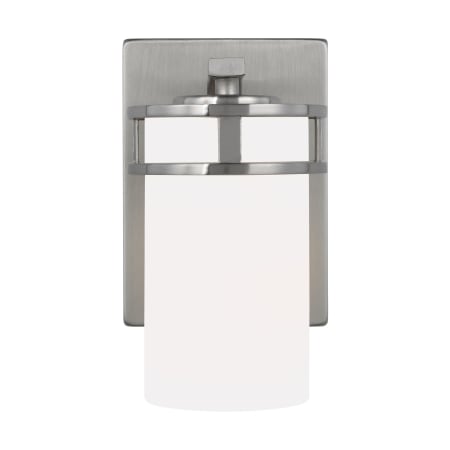 Generation Lighting Robie 8" Tall Bathroom Sconce Brushed Nickel