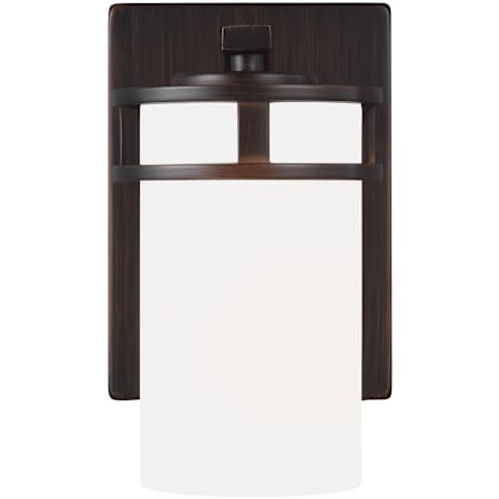 Generation Lighting Robie 8" Tall LED Bathroom Sconce Bronze