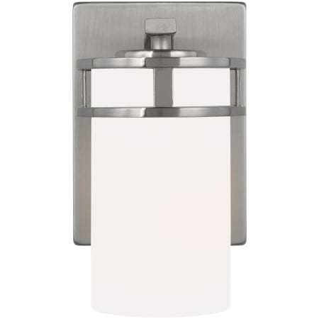 Generation Lighting Robie 8" Tall LED Bathroom Sconce Brushed Nickel