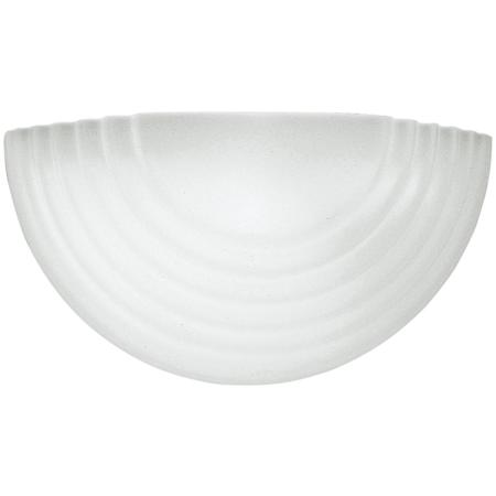 Generation Lighting Stepped Glass 5" Tall LED Bathroom Sconce White