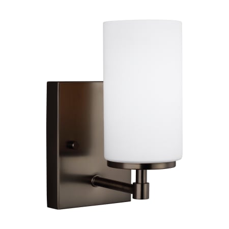 Generation Lighting Alturas 9" Tall Bathroom Sconce Brushed Oil Rubbed Bronze