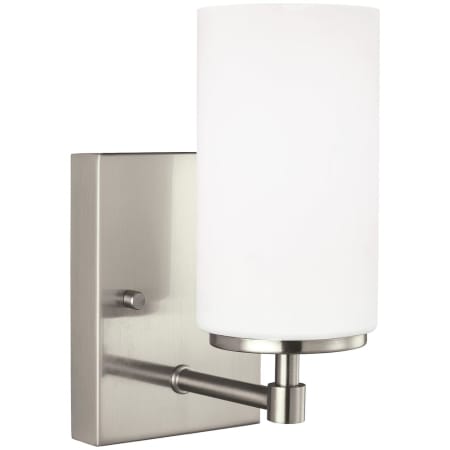 Generation Lighting Alturas 9" Tall LED Bathroom Sconce Brushed Nickel