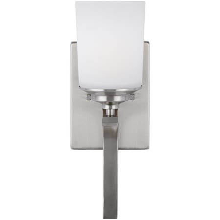 Generation Lighting Kemal 15" Tall LED Bathroom Sconce Brushed Nickel
