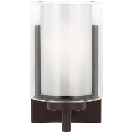 Generation Lighting Elmwood Park 8" Tall LED Bathroom Sconce Bronze