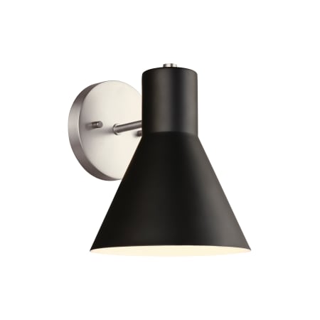 Generation Lighting Towner 8" Tall Bathroom Sconce Brushed Nickel