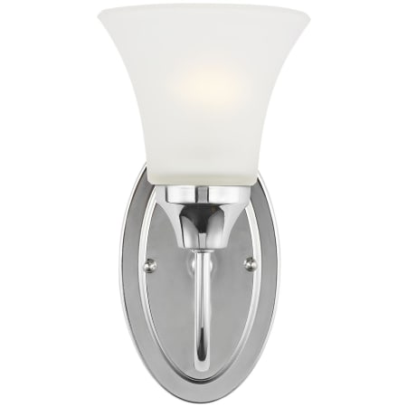 Generation Lighting Holman 10" Tall LED Bathroom Sconce Chrome