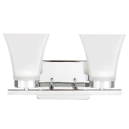 Generation Lighting Bayfield 2 Light 13" Wide Bathroom Vanity Light Chrome