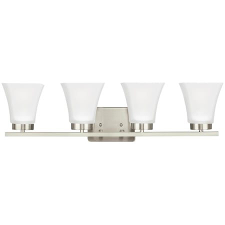 Generation Lighting Bayfield 4 Light 28" Wide LED Vanity Light Brushed Nickel