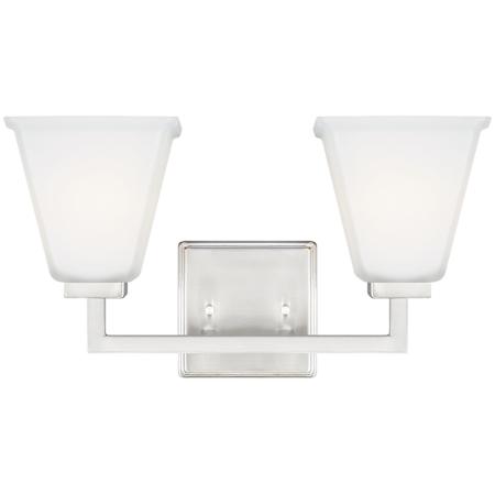 Generation Lighting Ellis Harper 2 Light 16" Wide LED Vanity Light Brushed Nickel