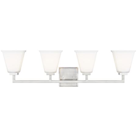 Generation Lighting Ellis Harper 4 Light 33" Wide LED Vanity Light Brushed Nickel