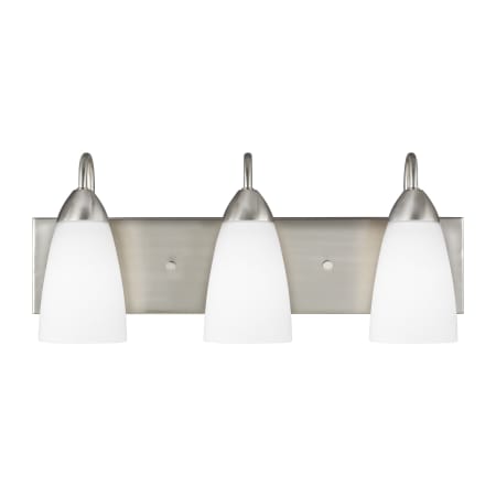 Generation Lighting Seville 3 Light 21" Wide LED Vanity Light Brushed Nickel