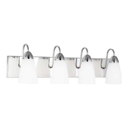 Generation Lighting Seville 4 Light 29" Wide Vanity Light Chrome
