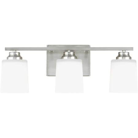Generation Lighting Vinton 3 Light 21" Wide Vanity Light Brushed Nickel