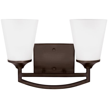 Generation Lighting Hanford 2 Light 15" Wide LED Vanity Light Bronze