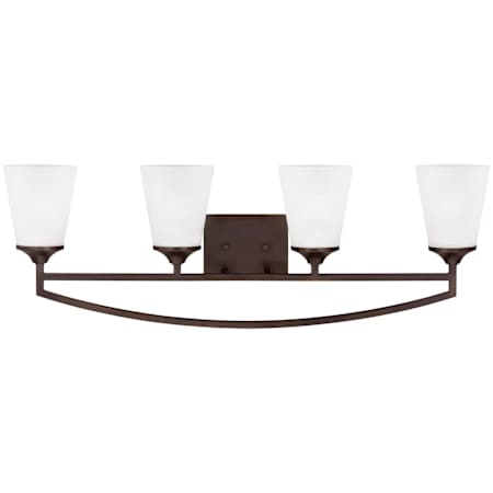 Generation Lighting Hanford 4 Light 34" Wide LED Vanity Light Bronze