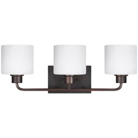Generation Lighting Canfield 3 Light 23" Wide LED Vanity Light Bronze