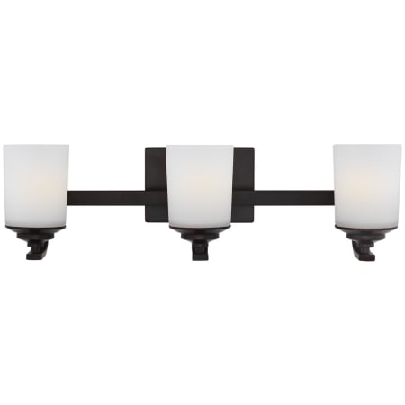 Generation Lighting Kemal 3 Light 24" Wide LED Vanity Light Bronze