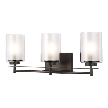 Generation Lighting Elmwood Park 3 Light 22" Wide Bathroom Vanity Light Bronze