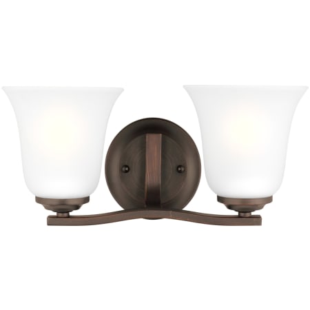 Generation Lighting Emmons 2 Light LED Vanity Light Bronze