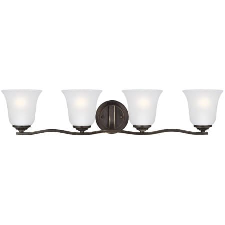 Generation Lighting Emmons 4 Light 32" Wide LED Vanity Light Bronze