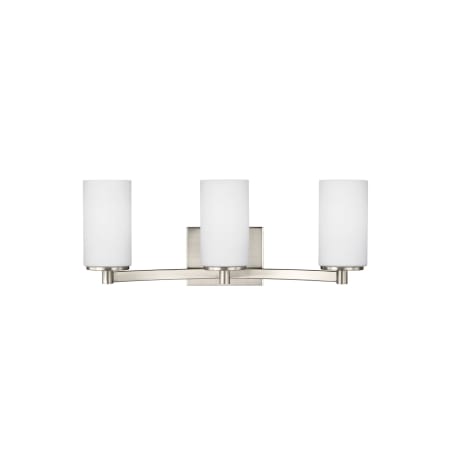 Generation Lighting Hettinger 3 Light 21" Wide LED Vanity Light Brushed Nickel