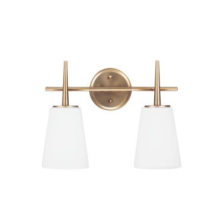 Generation Lighting Driscoll 16" Wide Vanity Light Satin Brass