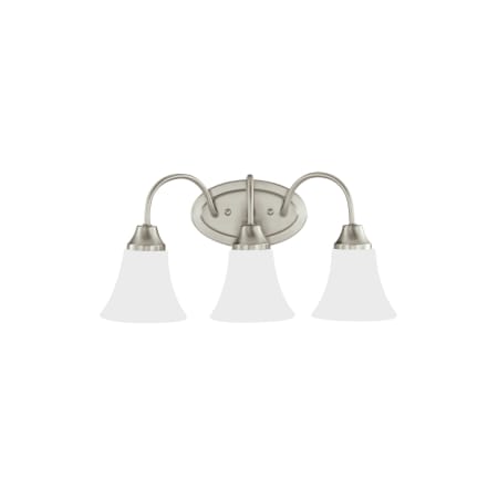 Generation Lighting Holman 3 Light 18" Wide LED Vanity Light Brushed Nickel
