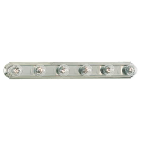 Generation Lighting De-Lovely 6 Light 36" Wide Vanity Strip Brushed Nickel
