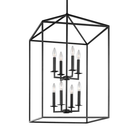 Generation Lighting Perryton 8 Light 19" Wide Chandelier Blacksmith